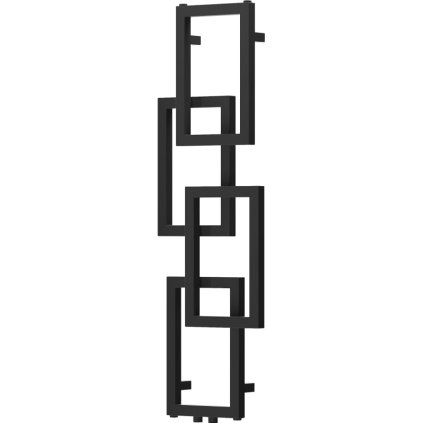 Mexen Grid, dekorativní koupelnový radiátor 1115 x 360 mm, 279 W, černá, W215-1115-360-00-70