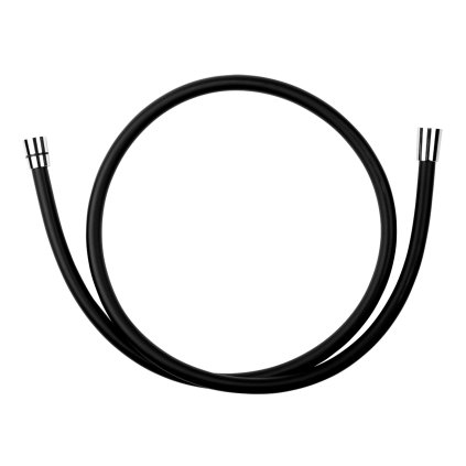 Novaservis - Sprchová hadice plastová, 150 cm, černá, BLACK/150,5