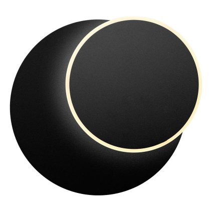 Toolight, nástěnné LED svítidlo 20cm, 10W, 3000K, LHJ082-W, černá, OSW-60040