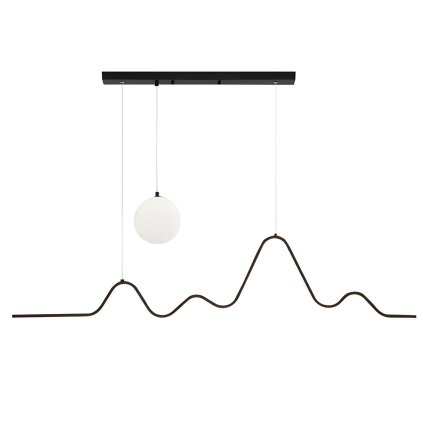 Toolight, LED závěsné osvětlení 120cm, 36W, 3000K, LHJ033-CP, černá matná, OSW-60020