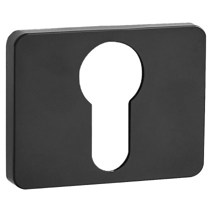 Kuchinox, rozeta ke kličce s otvorem pro cylindrickou vložku, černá matná, LAV-LK7_902A