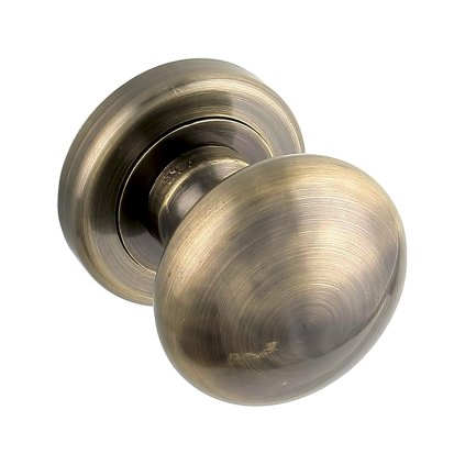 Kuchinox Retro, kulatá klika na dveře na rozetě, platinová, LAV-KCR_490A