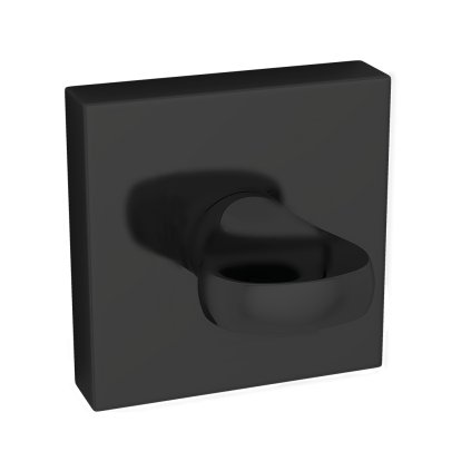 Kuchinox, rozeta ke kličce pro WC zámek, černá matná, LAV-LK1_903A