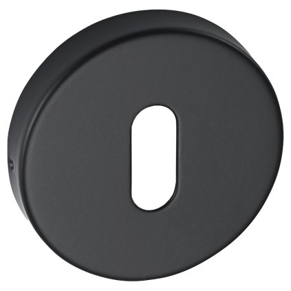 Kuchinox, rozeta ke kličce pro interiérový klíč, černá matná, LAV-LO1_901A