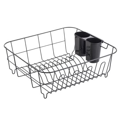 Kuchinox Bari, odkapávač nádobí 365x330x135 mm, černá matná, LAV-EKC_703A