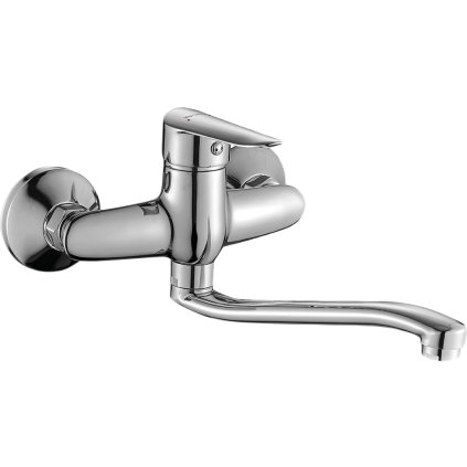 Kuchinox Cento, nástěnná umyvadlová baterie, chromová, LAV-BKC_050D