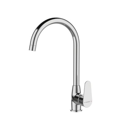 Kuchinox Fresno, vysoká dřezová baterie s ramenem ve tvaru-U, chromová, LAV-BQF_068D