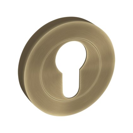 Kuchinox, rozeta ke kličce s otvorem pro cylindrickou vložku, patina, LAV-LO1_4M2A