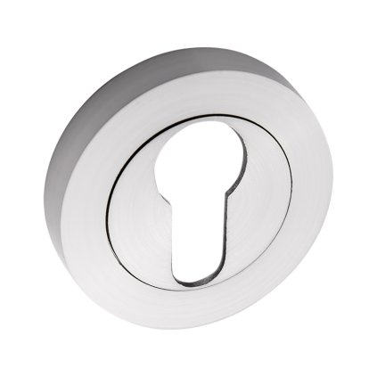 Kuchinox, rozeta ke kličce s otvorem pro cylindrickou vložku, satén, LAV-LO1_302S