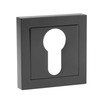 Kuchinox, rozeta ke kličce s otvorem pro cylindrickou vložku, černá matná, LAV-LK2_902A