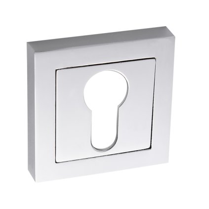 Kuchinox, rozeta ke kličce s otvorem pro cylindrickou vložku, chromová, LAV-LK2_002B