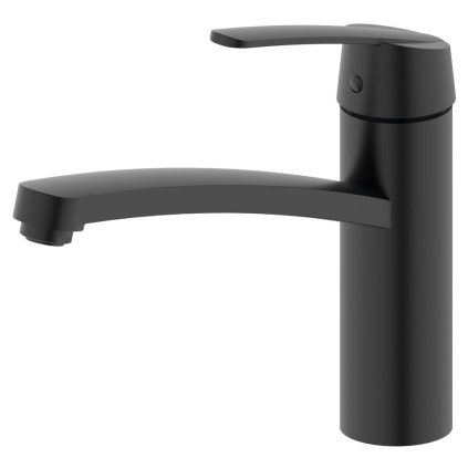 Sapho, LISON stojánková dřezová baterie, černá mat, MJ125B