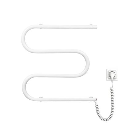 Aqualine, VIPE elektrický sušák ručníků, 500x500mm, 59W, bílá, SU155