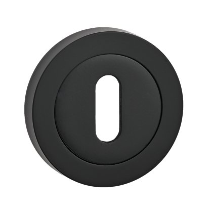 Kuchinox, rozeta ke kličce pro interiérový klíč, černá matná, LAV-LO1_911A