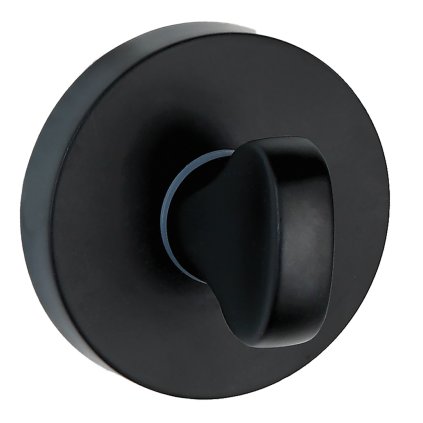 Kuchinox, rozeta ke kličce pro WC zámek, černá matná, LAV-LO1_923A