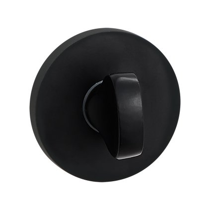 Kuchinox, rozeta ke kličce pro WC zámek, černá matná, LAV-LO4_903A
