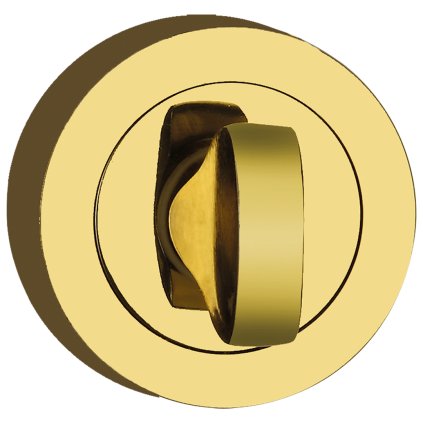 Kuchinox, rozeta ke kličce pro WC zámek, zlatá lesklá, LAV-LO1_G03A