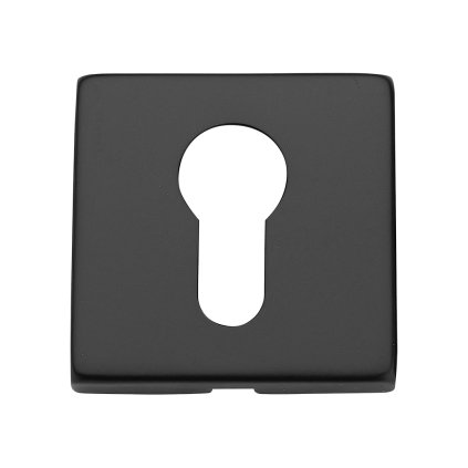 Kuchinox, rozeta ke kličce s otvorem pro cylindrickou vložku, černá matná, LAV-LK2_922A