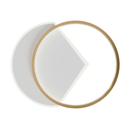 Toolight, LED stropní svítidlo 40cm, 30W, 3000K LHJ078-C, zlatá, OSW-50038