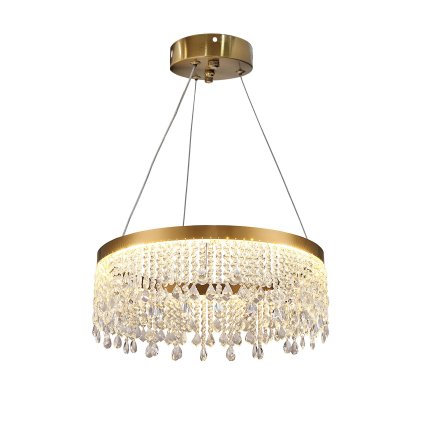 Toolight, LED závěsné osvětlení 40cm, 18W, 4000K, APP1730-1CP, zlatá, OSW-04341