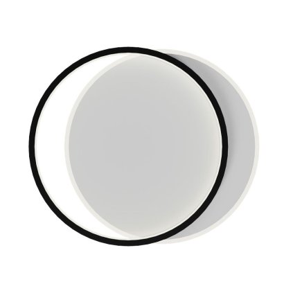 Toolight, LED stropní svítidlo 40cm, LHJ076-C, černá-bílá, OSW-50035