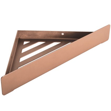 Rea, koupelnová police 285x145x40 mm, model SF07, broušená měď, REA-05610