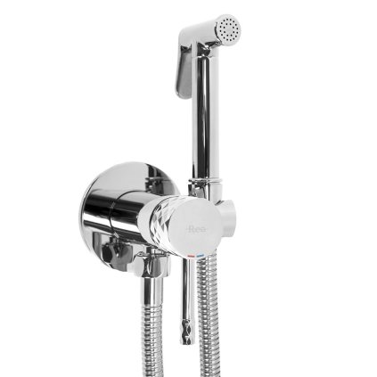 Rea Lungo Loop Diamond, podomítková bidetová baterie, chromová, REA-B8970