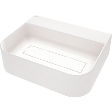 Deante Arnika, granitové umyvadlo na desku 505x405x135 mm, bílá matná, DEA-CQA_AU5S
