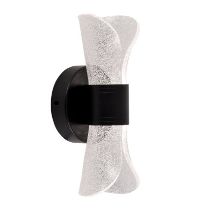 Toolight, LED nástěnné svítidlo 10 x 22,5 cm, 5W, G029-W, černá, OSW-00690