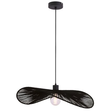 Toolight, závěsné svítidlo 60cm, 1xE27, APP1831-1CP, černá matná, OSW-00633