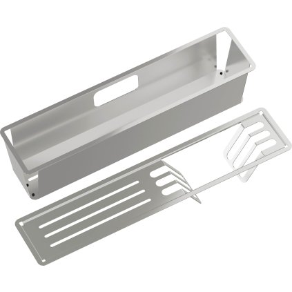 Deante Magnetic, sada příslušenství ke kuchyňskému dřezu série Magnetic, broušená ocel, DEA-ZZMK022K