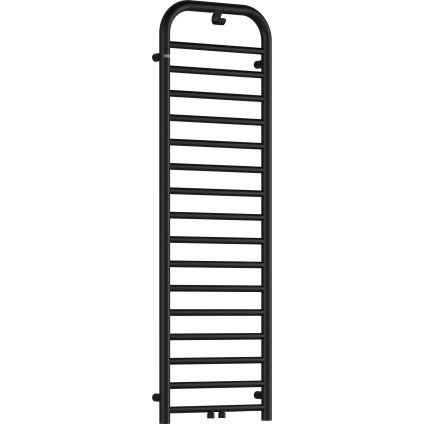 Deante Silia, koupelnový radiátor 500x1570 mm, 586W, černá matná, DEA-AGI_NG51