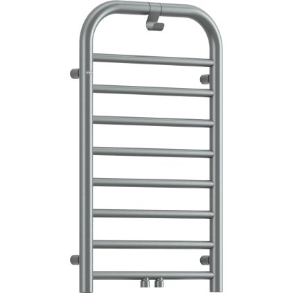 Deante Silia, koupelnový radiátor 500x850 mm, 335W, broušená ocel, DEA-AGI_FG31