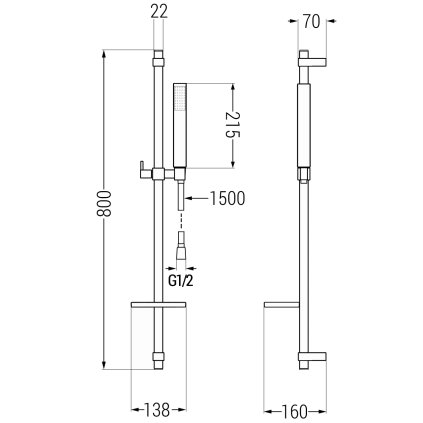 48661 2 mexen sprchovy set dq77 cierna 785774581 70