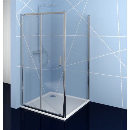 Polysan, Easy Line čtvercová sprchová zástěna 1000x1000mm L/P varianta, EL1015EL3415
