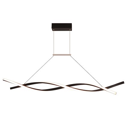 Toolight, LED závěsné osvětlení 120cm, 46W, 3000K, 2000lm, LHJ020-CP, černá, OSW-50046