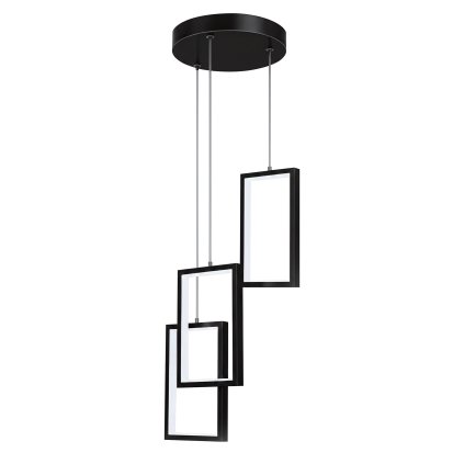 Toolight, LED závěsné osvětlení 18W, 3000K, 1500lm, LHJ087-3CP, černá, OSW-50062