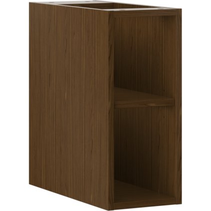 Mexen Box-A, otevřená skříňka s policí 20 cm, ořech, 91AX2-0200-470-0-86