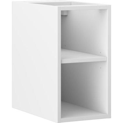 Mexen Box-A, otevřená skříňka s policí 25 cm, bílá matná, 91AX2-0250-470-0-01