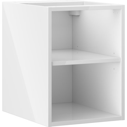 Mexen Box-A, otevřená skříňka s policí 35 cm, lesklá bílá, 91AX2-0350-470-0-00