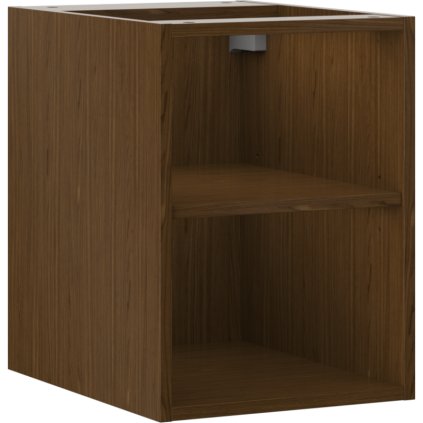 Mexen Box-A, otevřená skříňka s policí 35 cm, ořech, 91AX2-0350-470-0-86