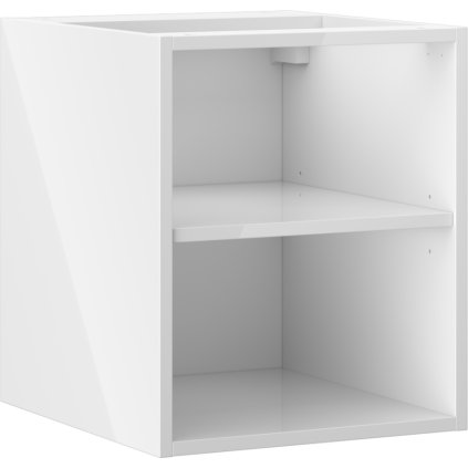 Mexen Box-A, otevřená skříňka s policí 40 cm, lesklá bílá, 91AX2-0400-470-0-00