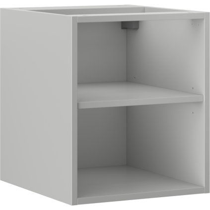 Mexen Box-A, otevřená skříňka s policí 40 cm, šedá matná, 91AX2-0400-470-0-62