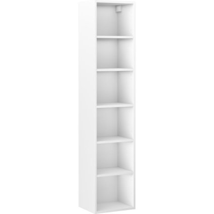 Mexen Box-A, vysoká koupelnová skříňka 35x44,2x160 cm, bílá matná, 91AX1-1600-300-1-01