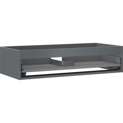 Mexen Box-A, závěsná skříňka 100 cm, 1 zásuvka, grafitová matná, 91AX0-1000-235-1-66