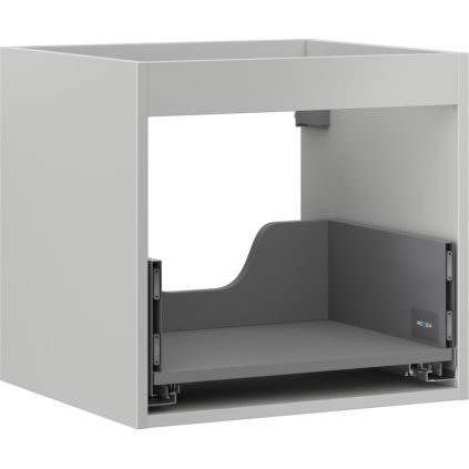 Mexen Box-A, závěsná skříňka 50 cm, 1 zásuvka, matná šedá, 91AX0-0500-470-1-62