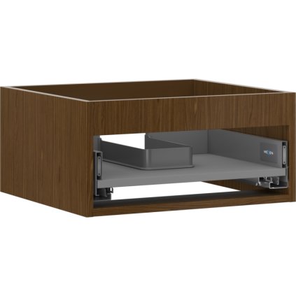 Mexen Box-A, závěsná skříňka 50 cm, 1 zásuvka, ořech, 91AX0-0500-235-1-86