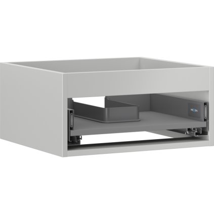 Mexen Box-A, závěsná skříňka 50 cm, 1 zásuvka, šedá matná, 91AX0-0500-235-1-62