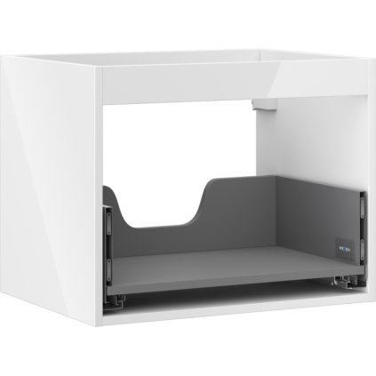 Mexen Box-A, závěsná skříňka 60 cm, 1 zásuvka, bílá lesklá, 91AX0-0600-470-1-00