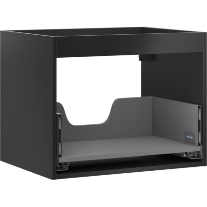 Mexen Box-A, závěsná skříňka 60 cm, 1 zásuvka, černá matná, 91AX0-0600-470-1-71